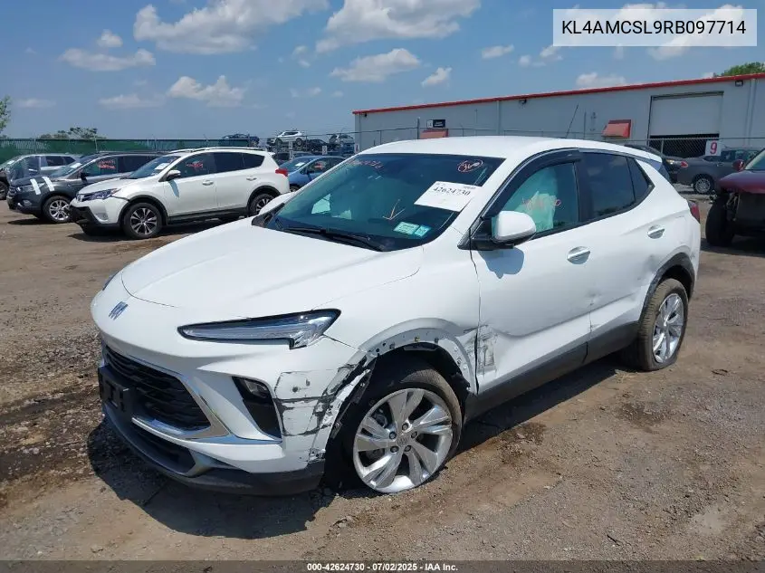 2024 Buick Encore Gx Preferred Awd VIN: KL4AMCSL9RB097714 Lot: 42624730