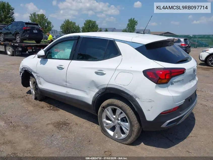 2024 Buick Encore Gx Preferred Awd VIN: KL4AMCSL9RB097714 Lot: 42624730