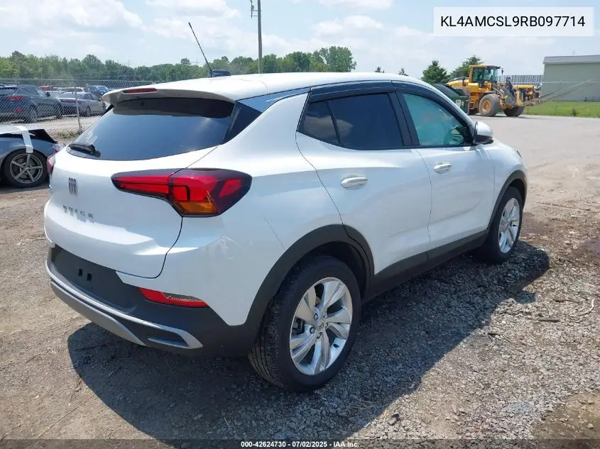 2024 Buick Encore Gx Preferred Awd VIN: KL4AMCSL9RB097714 Lot: 42624730