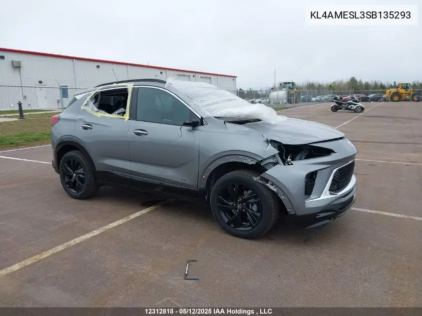 2025 Buick Encore Gx Sport Touring VIN: KL4AMESL3SB135293 Lot: 12312818