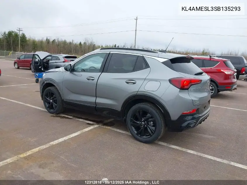 2025 Buick Encore Gx Sport Touring VIN: KL4AMESL3SB135293 Lot: 12312818
