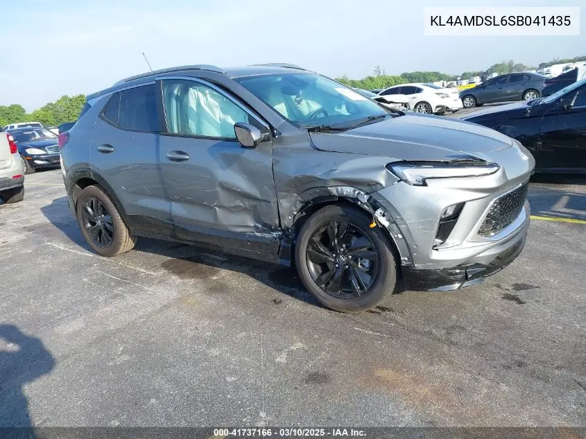 2025 Buick Encore Gx Sport Touring Fwd VIN: KL4AMDSL6SB041435 Lot: 41737166