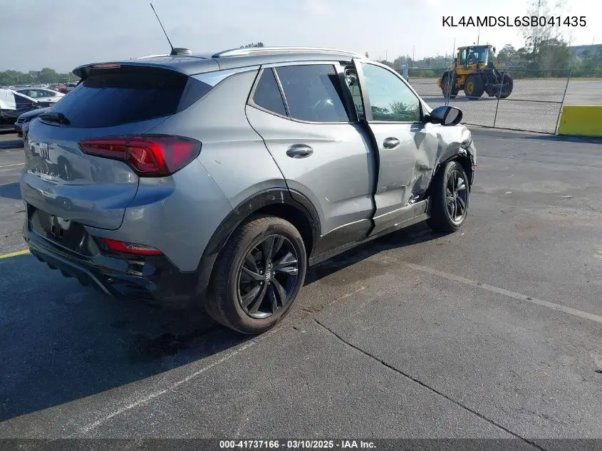 2025 Buick Encore Gx Sport Touring Fwd VIN: KL4AMDSL6SB041435 Lot: 41737166