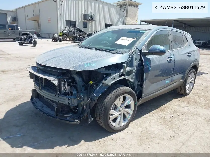 2025 Buick Encore Gx Preferred Fwd VIN: KL4AMBSL6SB011629 Lot: 41876947