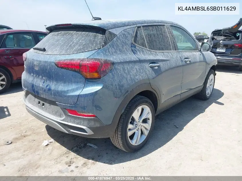 2025 Buick Encore Gx Preferred Fwd VIN: KL4AMBSL6SB011629 Lot: 41876947