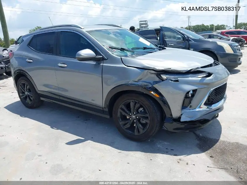 2025 Buick Encore Gx Sport Touring Fwd VIN: KL4AMDSL7SB038317 Lot: 42151204