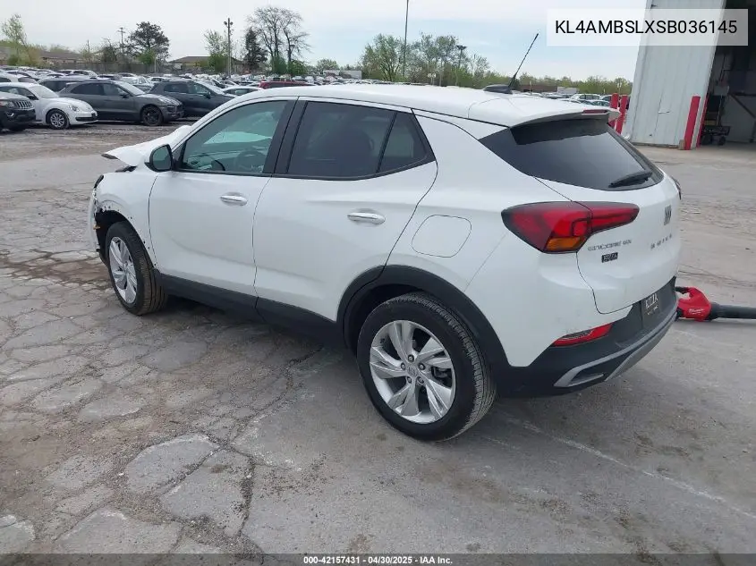 2025 Buick Encore Gx Preferred Fwd VIN: KL4AMBSLXSB036145 Lot: 42157431