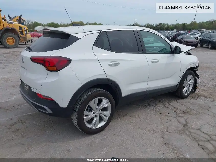 2025 Buick Encore Gx Preferred Fwd VIN: KL4AMBSLXSB036145 Lot: 42157431