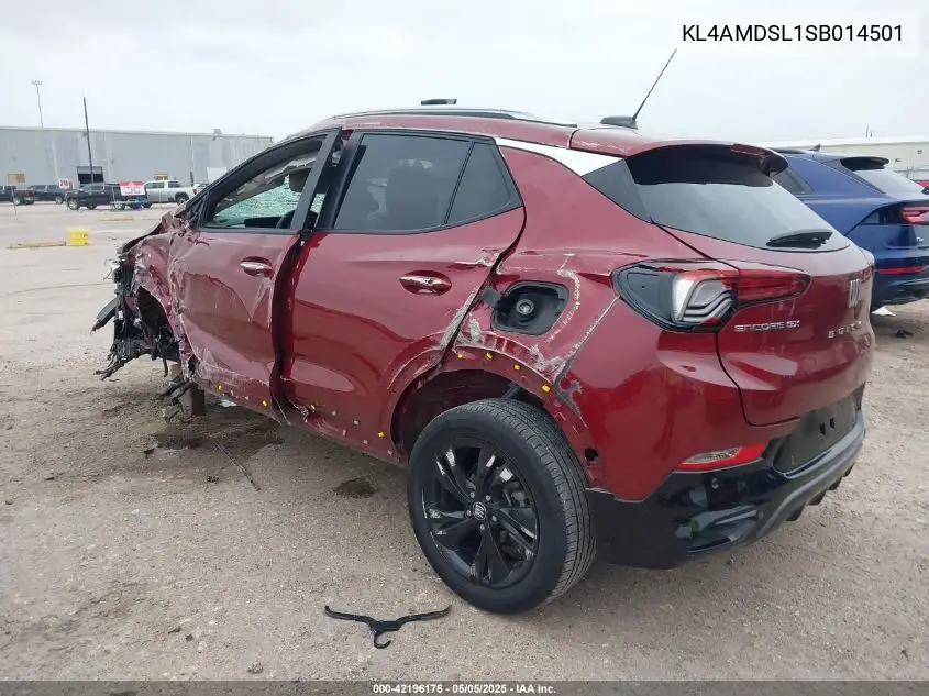 2025 Buick Encore Gx Sport Touring Fwd VIN: KL4AMDSL1SB014501 Lot: 42196176