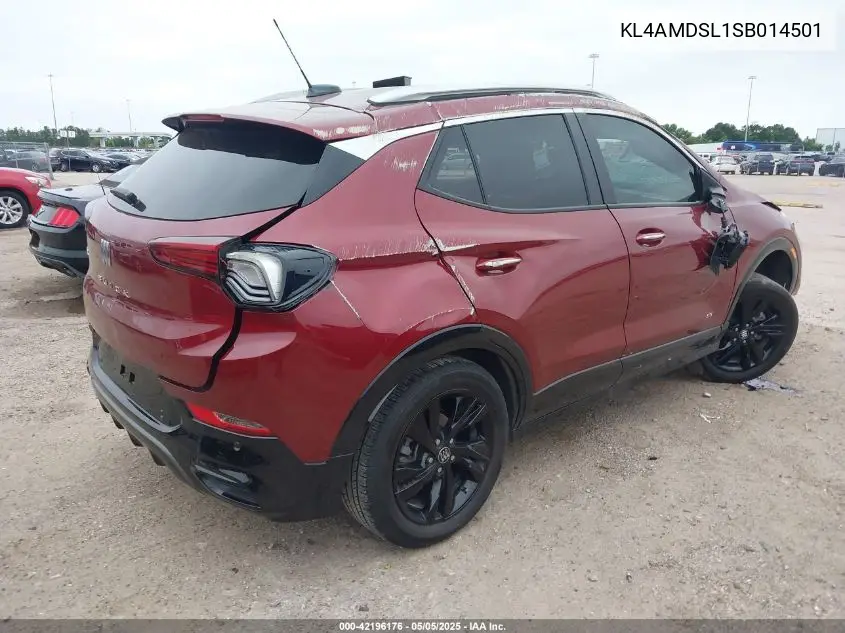 2025 Buick Encore Gx Sport Touring Fwd VIN: KL4AMDSL1SB014501 Lot: 42196176