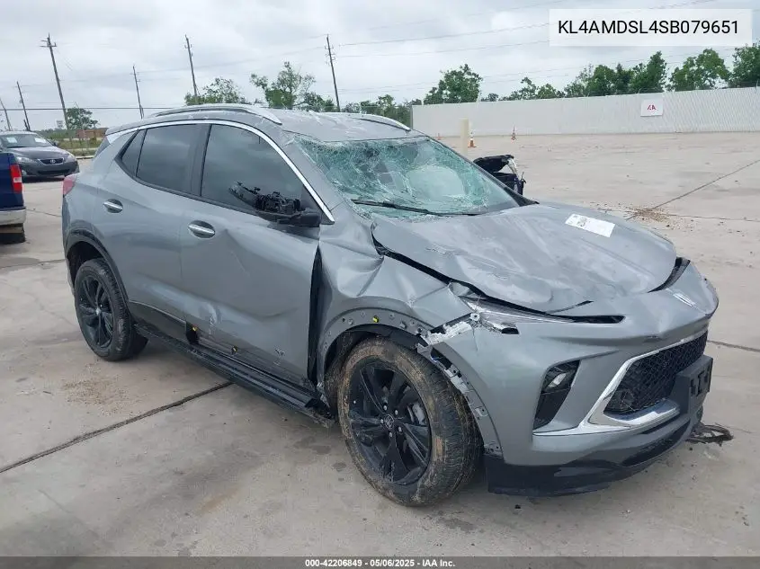 2025 Buick Encore Gx Sport Touring Fwd VIN: KL4AMDSL4SB079651 Lot: 42206849