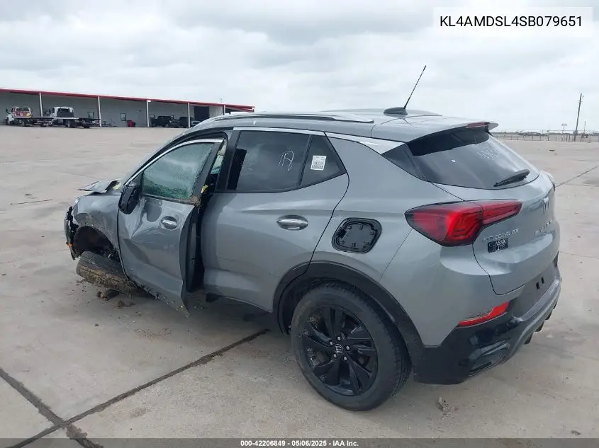 2025 Buick Encore Gx Sport Touring Fwd VIN: KL4AMDSL4SB079651 Lot: 42206849
