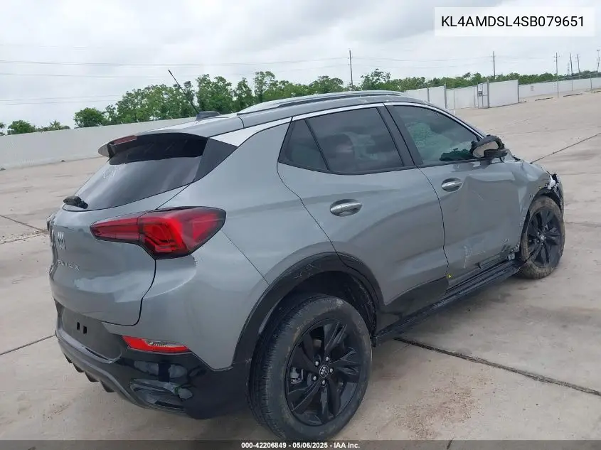 2025 Buick Encore Gx Sport Touring Fwd VIN: KL4AMDSL4SB079651 Lot: 42206849