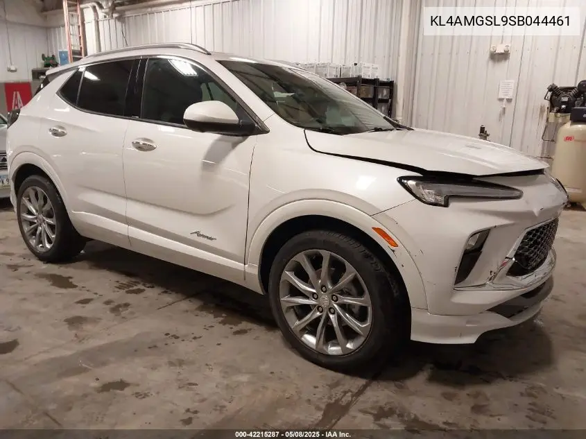 2025 Buick Encore Gx Avenir Awd VIN: KL4AMGSL9SB044461 Lot: 42215287