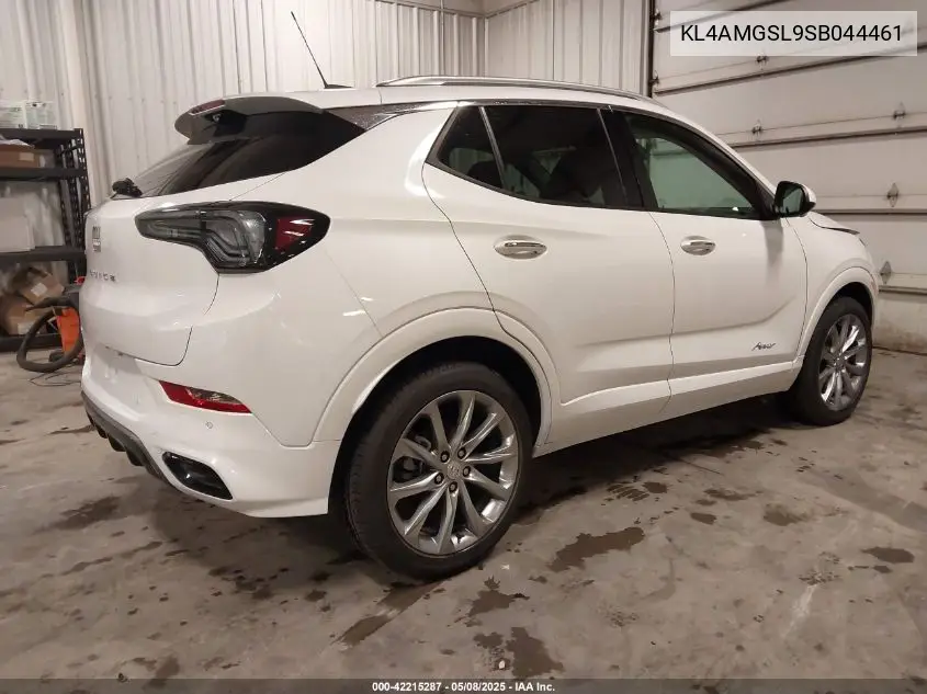 2025 Buick Encore Gx Avenir Awd VIN: KL4AMGSL9SB044461 Lot: 42215287