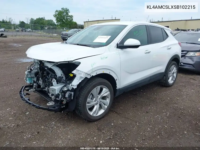 2025 Buick Encore Gx Preferred Awd VIN: KL4AMCSLXSB102215 Lot: 42531119