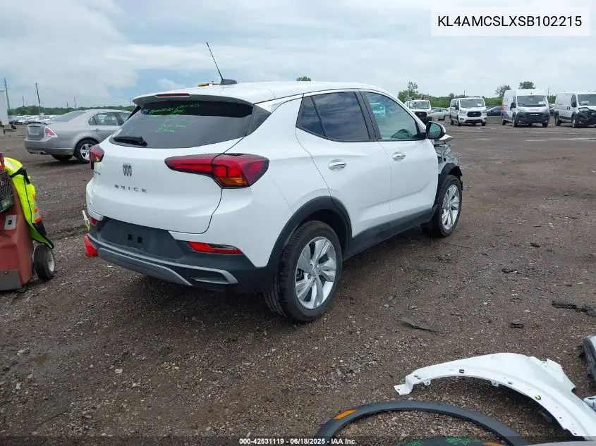 2025 Buick Encore Gx Preferred Awd VIN: KL4AMCSLXSB102215 Lot: 42531119