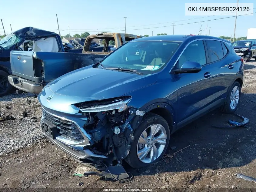 2025 Buick Encore Gx VIN: 0KL4MBSP8SB024126 Lot: 42636960