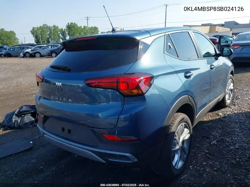 2025 Buick Encore Gx VIN: 0KL4MBSP8SB024126 Lot: 42636960