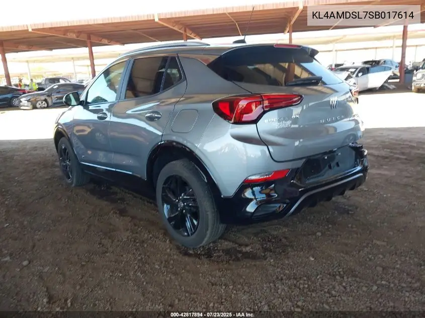 2025 Buick Encore Gx Sport Touring Fwd VIN: KL4AMDSL7SB017614 Lot: 42817894