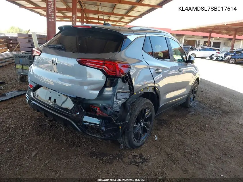 2025 Buick Encore Gx Sport Touring Fwd VIN: KL4AMDSL7SB017614 Lot: 42817894