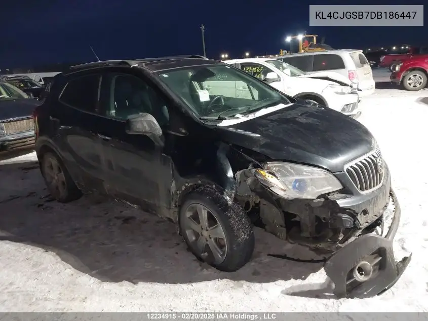 2013 Buick Encore Leather VIN: KL4CJGSB7DB186447 Lot: 12234915