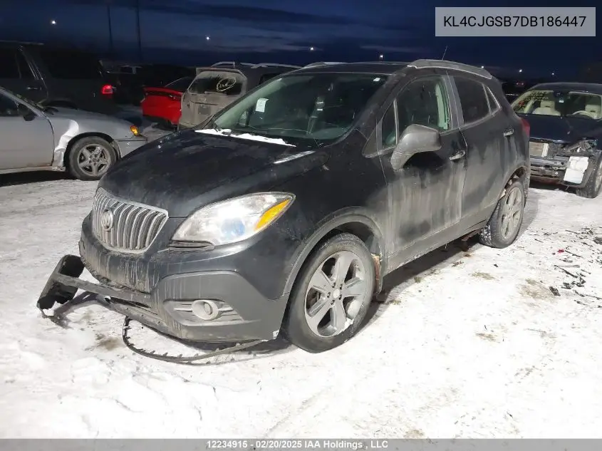 2013 Buick Encore Leather VIN: KL4CJGSB7DB186447 Lot: 12234915