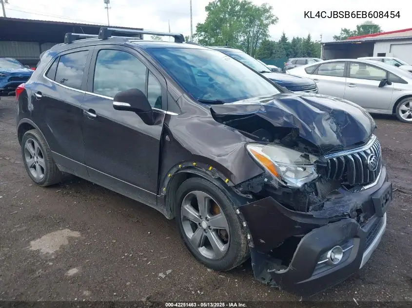 2014 Buick Encore Convenience VIN: KL4CJBSB6EB608454 Lot: 42251463