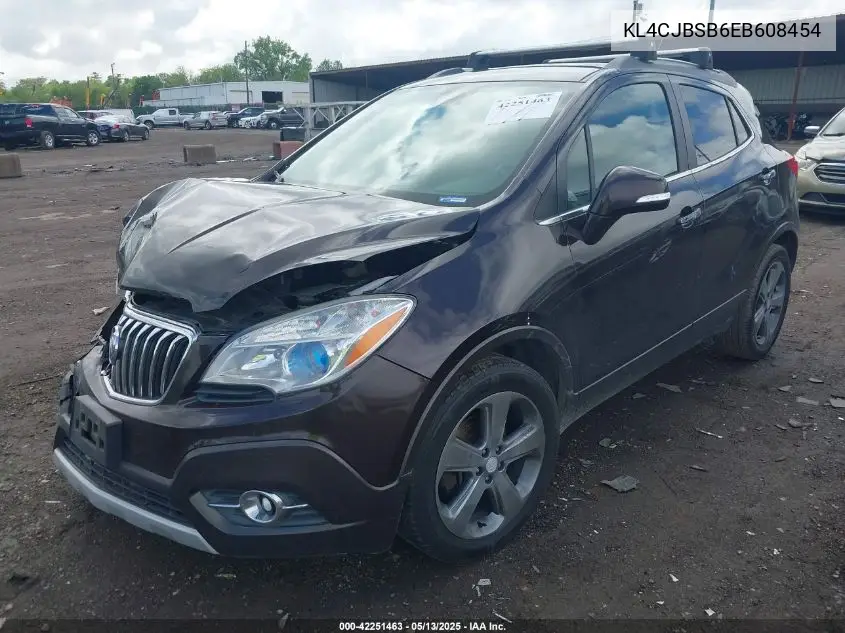 2014 Buick Encore Convenience VIN: KL4CJBSB6EB608454 Lot: 42251463