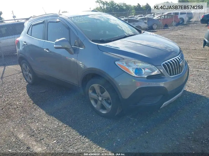 2014 Buick Encore VIN: KL4CJASB7EB574258 Lot: 42636025