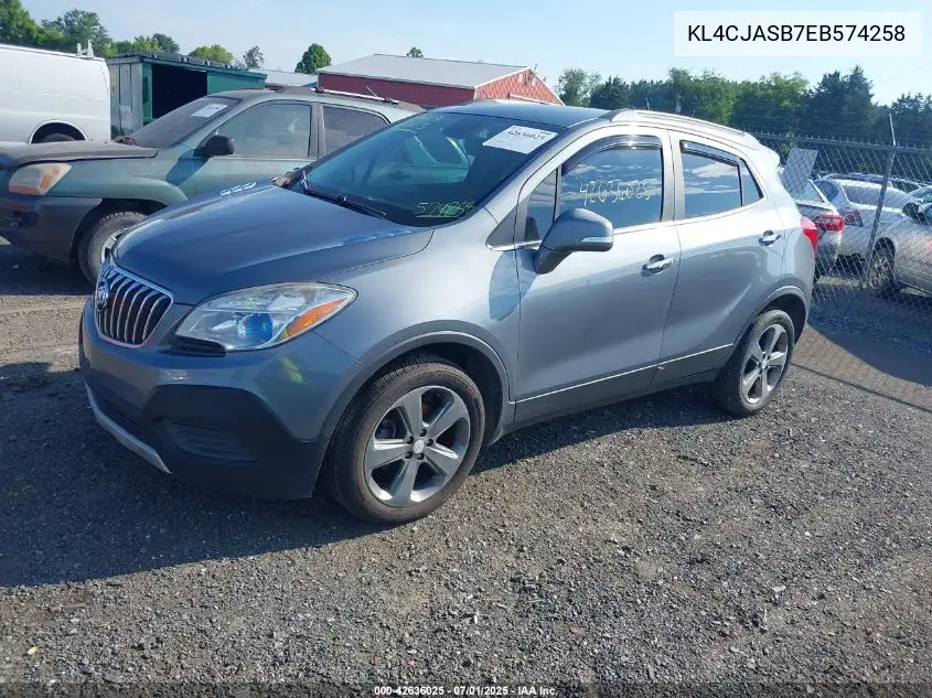 2014 Buick Encore VIN: KL4CJASB7EB574258 Lot: 42636025