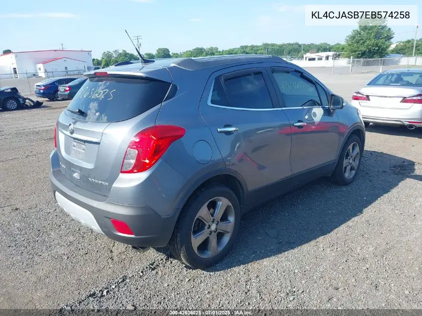 2014 Buick Encore VIN: KL4CJASB7EB574258 Lot: 42636025