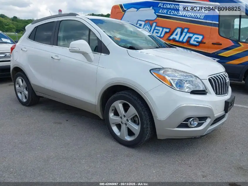 2015 Buick Encore Convenience VIN: KL4CJFSB4FB098825 Lot: 42065067