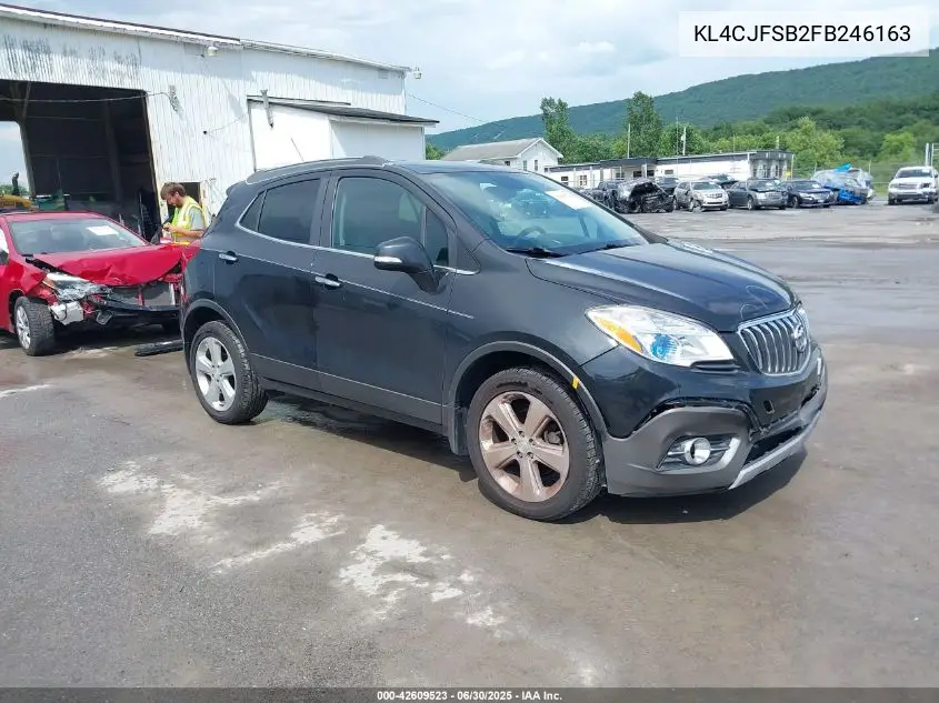 2015 Buick Encore Convenience VIN: KL4CJFSB2FB246163 Lot: 42609523