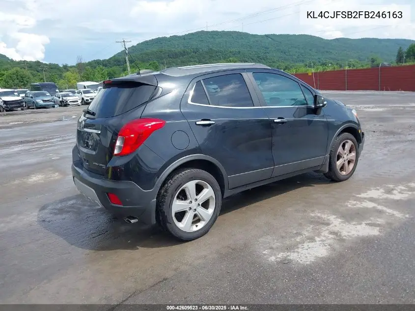 2015 Buick Encore Convenience VIN: KL4CJFSB2FB246163 Lot: 42609523