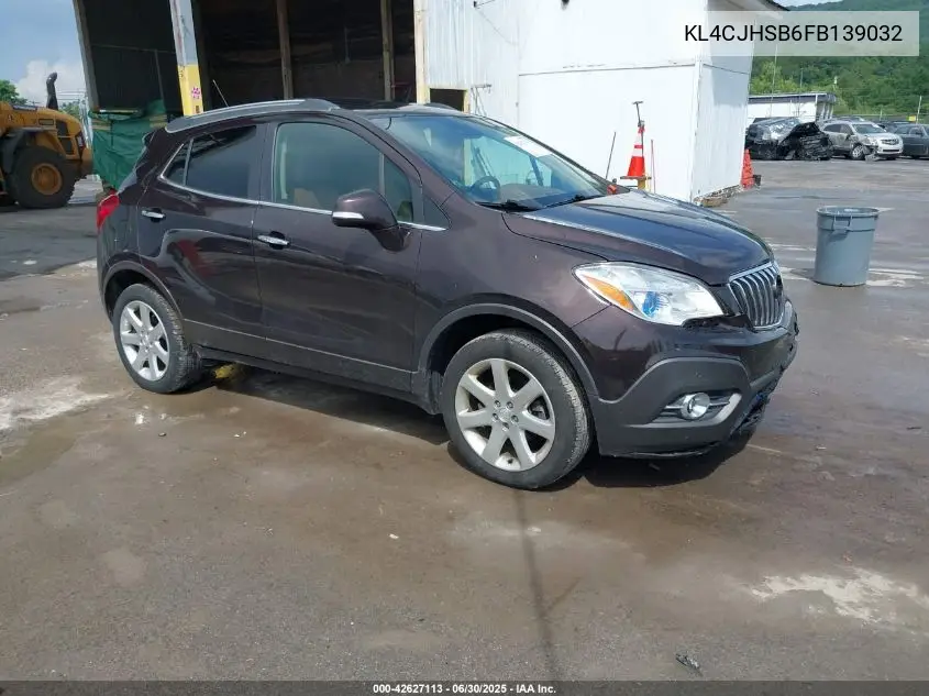 2015 Buick Encore Premium VIN: KL4CJHSB6FB139032 Lot: 42627113