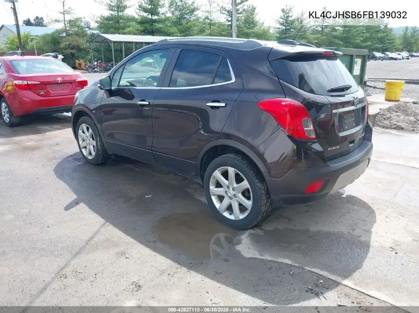 2015 Buick Encore Premium VIN: KL4CJHSB6FB139032 Lot: 42627113