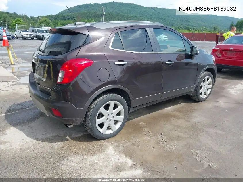 2015 Buick Encore Premium VIN: KL4CJHSB6FB139032 Lot: 42627113