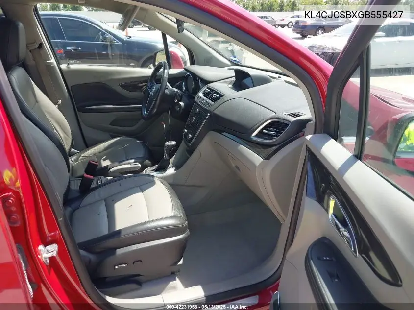 2016 Buick Encore Leather VIN: KL4CJCSBXGB555427 Lot: 42231958