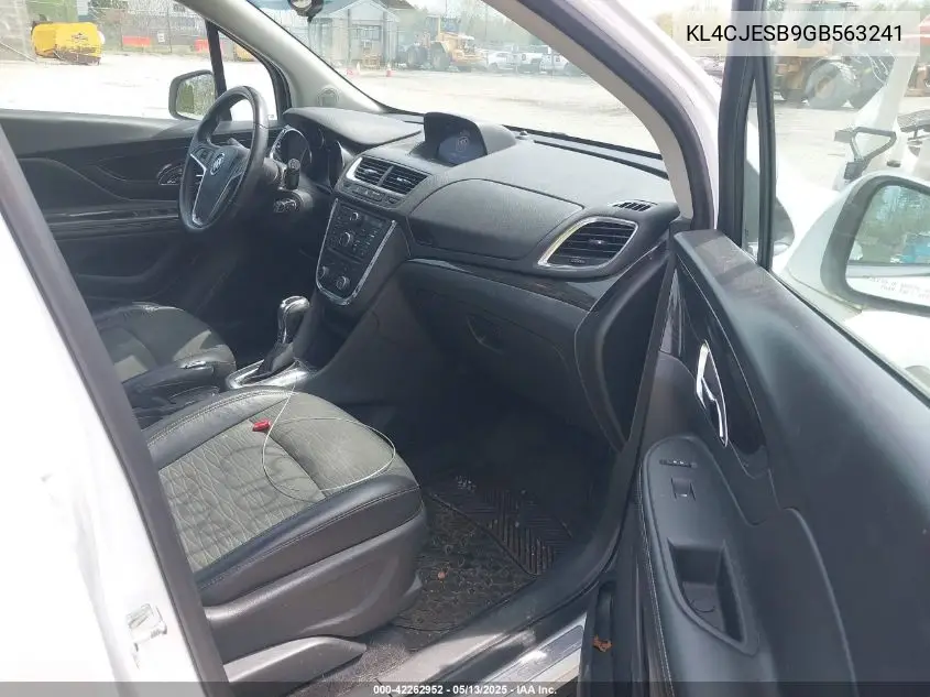 2016 Buick Encore VIN: KL4CJESB9GB563241 Lot: 42262952