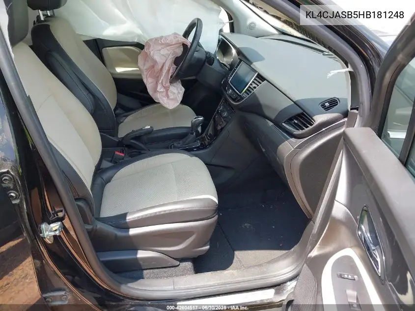 2017 Buick Encore Preferred VIN: KL4CJASB5HB181248 Lot: 42604517