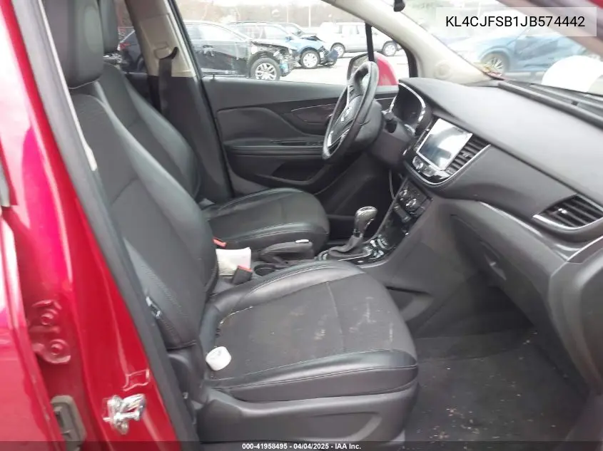2018 Buick Encore Preferred Ii VIN: KL4CJFSB1JB574442 Lot: 41958495