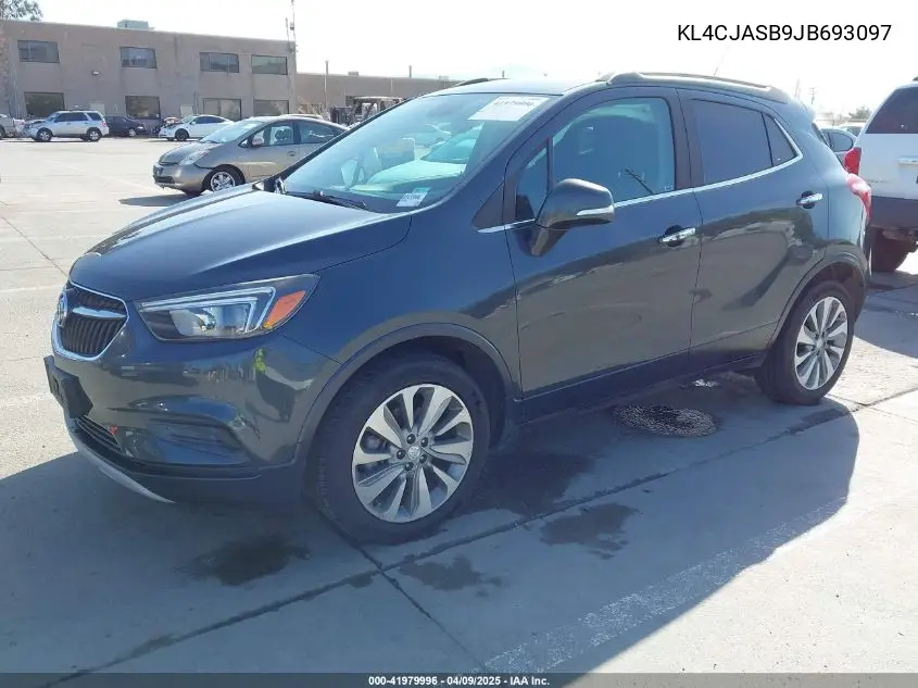 2018 Buick Encore Preferred VIN: KL4CJASB9JB693097 Lot: 41979996