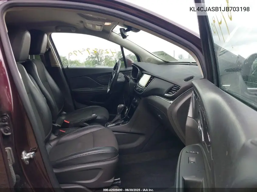 2018 Buick Encore Preferred VIN: KL4CJASB1JB703198 Lot: 42589490