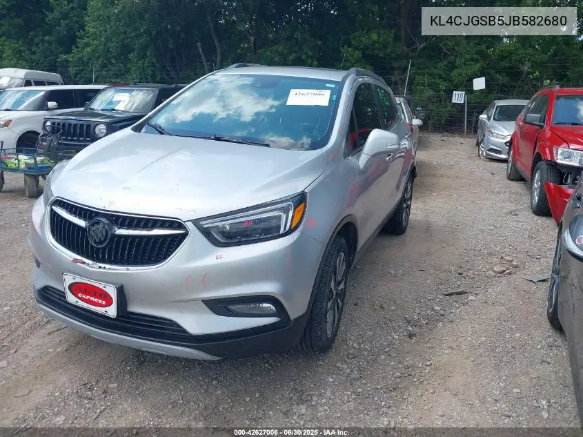 2018 Buick Encore Essence VIN: KL4CJGSB5JB582680 Lot: 42627006