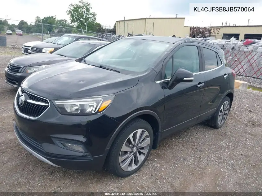 2018 Buick Encore Preferred Ii VIN: KL4CJFSB8JB570064 Lot: 42631942