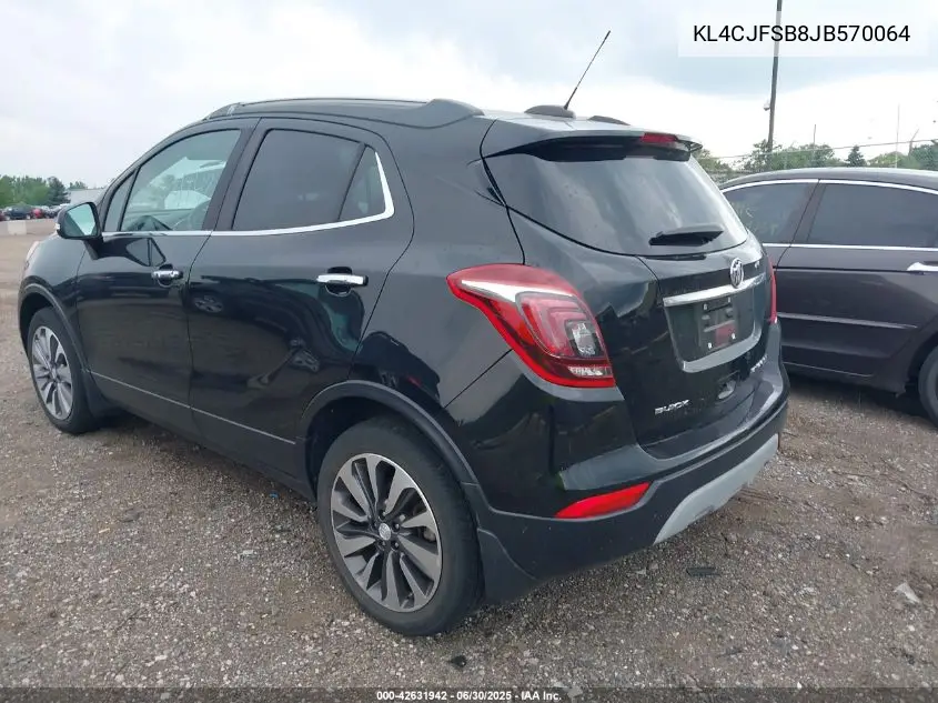 2018 Buick Encore Preferred Ii VIN: KL4CJFSB8JB570064 Lot: 42631942