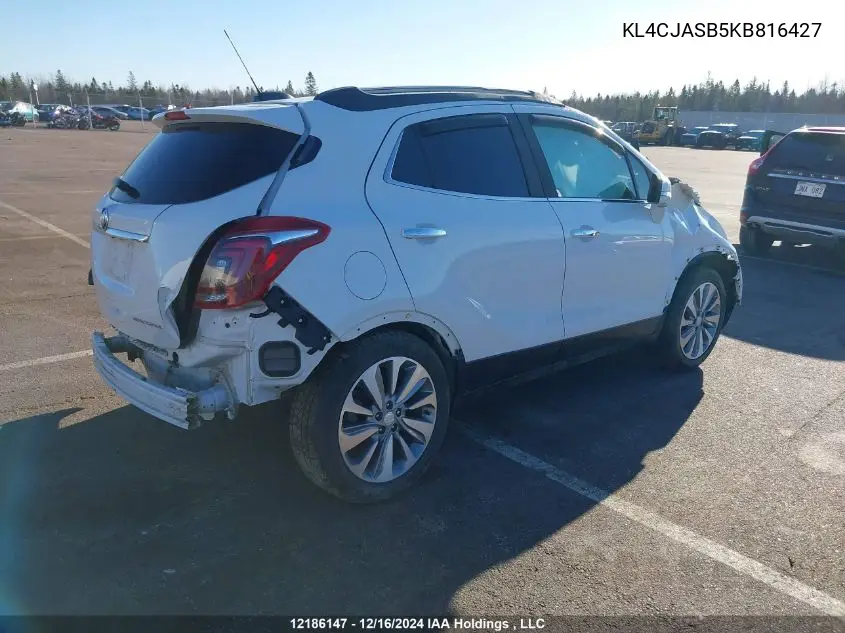 2019 Buick Encore VIN: KL4CJASB5KB816427 Lot: 12186147