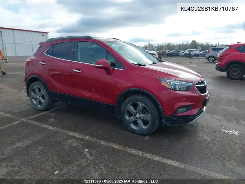2019 Buick Encore Sport Touring VIN: KL4CJ2SB1KB710787 Lot: 12311378