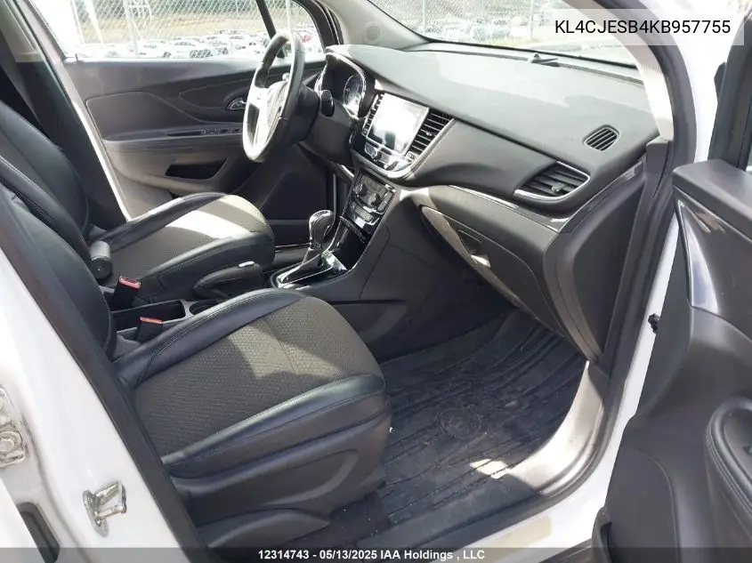 2019 Buick Encore Preferred VIN: KL4CJESB4KB957755 Lot: 12314743